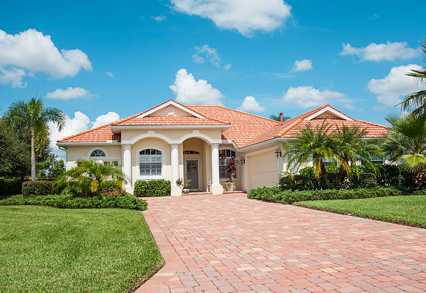 Permeable Paver Driveway in Bokeelia, FL